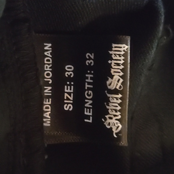 Men's Rebel Society Denim Jeans - Picture 8 of 8